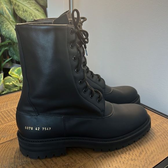 WOMAN by COMMON PROJECTS lace up black boot - Picture 3 of 16